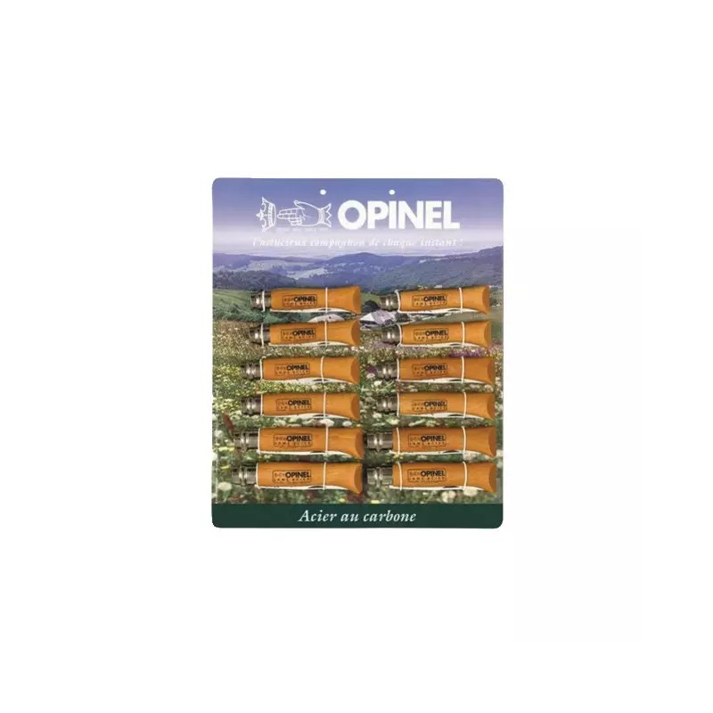 COUTEAU LAME ACIER CARBONE CARTE PRESENTOIR D - ref. 1885021 | TP Agri