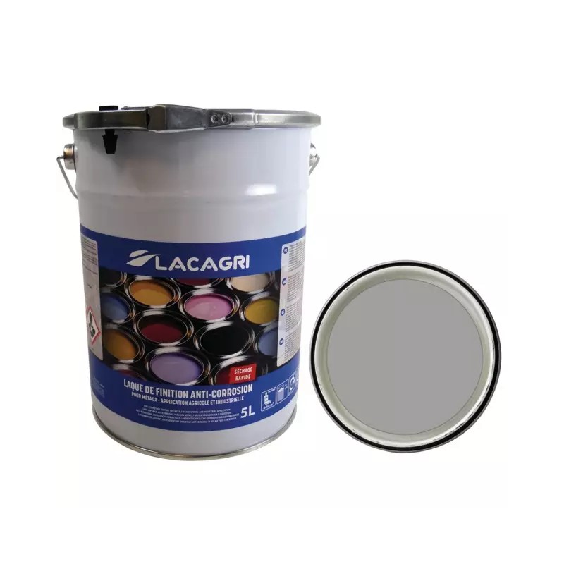 PEINTURE DE FINITION GRIS ARGENT CASE IH SEAU - ref. 1676686 | TP Agri