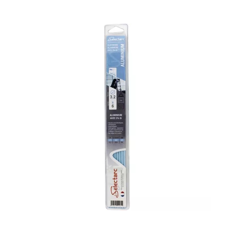 ELECTRODE ALUMINIUM Ø 3,2 BLISTER DE 5 SELECT - ref. 1930456 | TP Agri