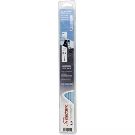 ELECTRODE ALUMINIUM Ø 3,2 BLISTER DE 5 SELECT - ref. 1930456 | TP Agri