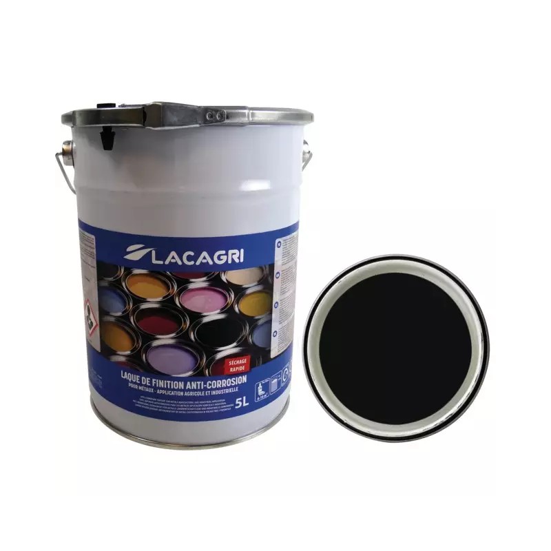 PEINTURE DE FINITION NOIR CASE IH SEAU 5L LAC - ref. 1676688 | TP Agri