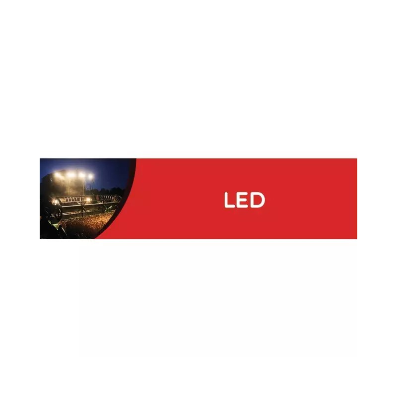 BANDEAU LED PVC 0,3 X 980 X 250 MM FOND ROUGE - ref. 9031128 | TP Agri