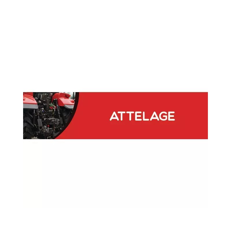 BANDEAU MAGNETIQUE ATTELAGE PVC 0.3X980X250 - ref. 9031126M | TP Agri