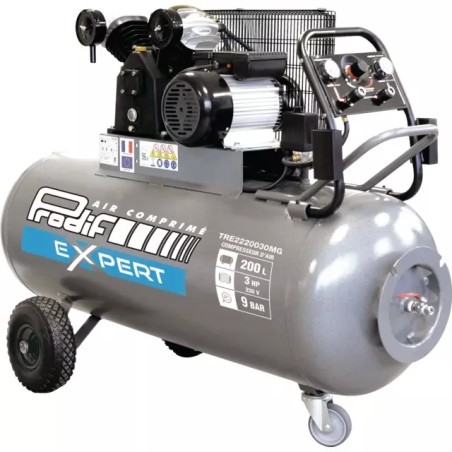 COMPRESSEUR A AIR 200L 3CV TRIPHASE 23M3 PROD - ref. 1940055 | TP Agri