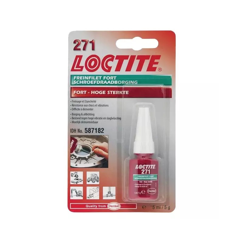 FREIN FILET FORT 271 FLACON 5 ML LOCTITE - ref. 1982430 | TP Agri
