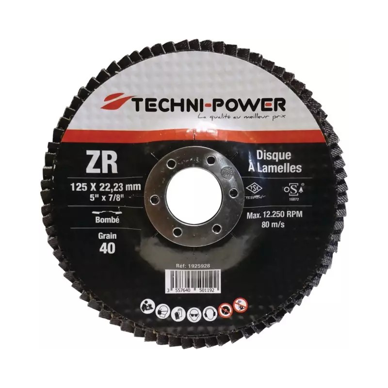 DISQUE A LAMELLES MOYEU DEPORTE 125 MM GRAIN - ref. 1925928 | TP Agri