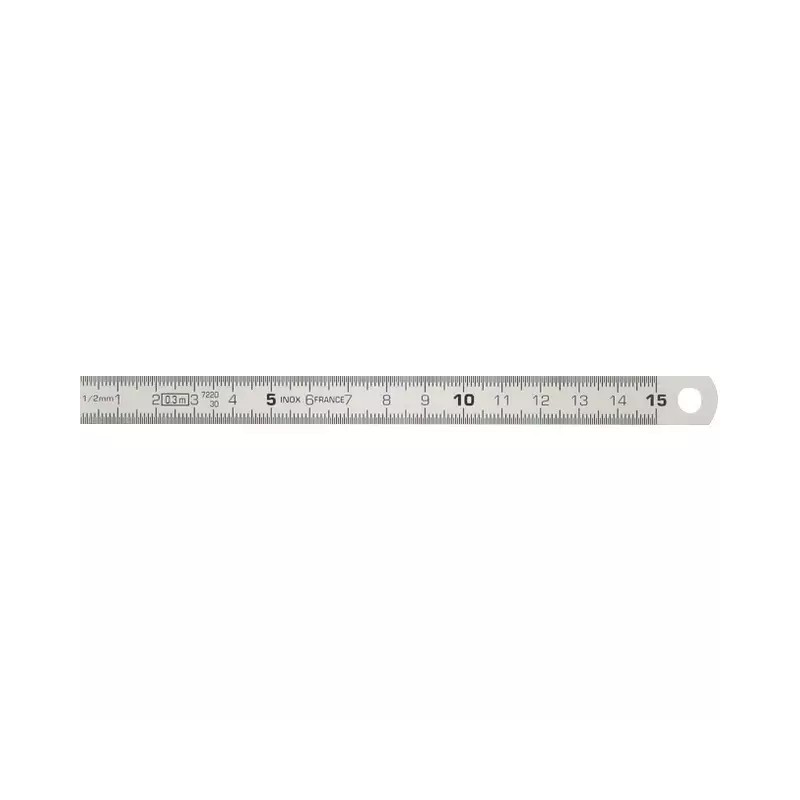 REGLET SEMI-RIGIDE INOX 150 MM GRADUATION R - ref. KS3000101 | TP Agri