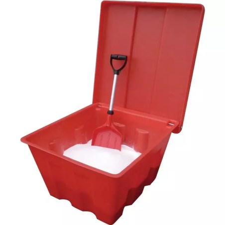 BAC A SEL SABLE ABSORBANT ROUGE AVEC PELLE - ref. 1971030 | TP Agri