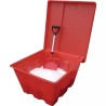 BAC A SEL SABLE ABSORBANT ROUGE AVEC PELLE - ref. 1971030 | TP Agri