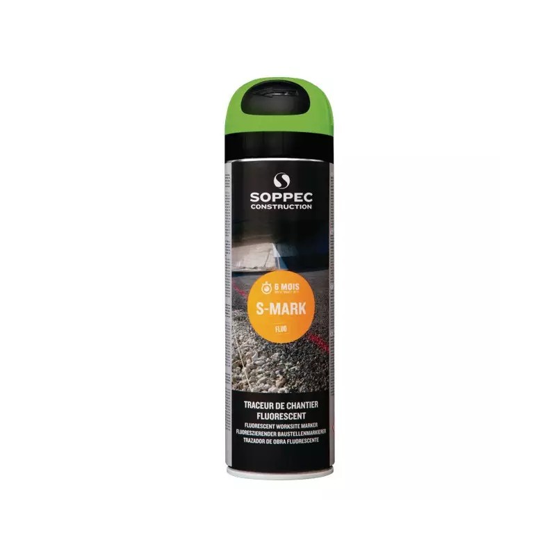TRACEUR DE CHANTIER VERT FLUORESCENT 500ML - ref. 21312413 | TP Agri
