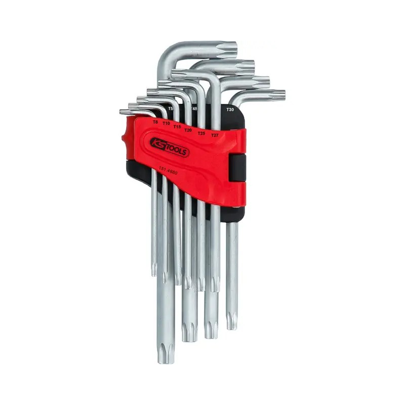 CLES MALES LONGUES TORX T8 A T50 JEU DE 10 - ref. KS1514880 | TP Agri