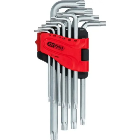 CLES MALES LONGUES TORX T8 A T50 JEU DE 10 - ref. KS1514880 | TP Agri