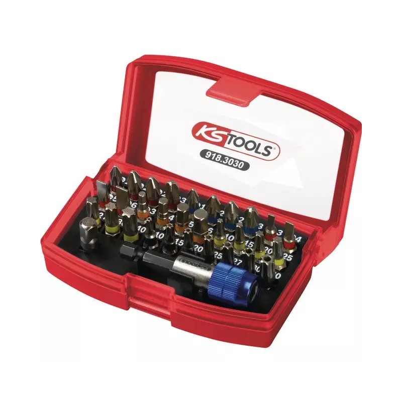 EMBOUTS DE VISSAGE A CODE COULEUR COFFRET D - ref. KS9183030 | TP Agri