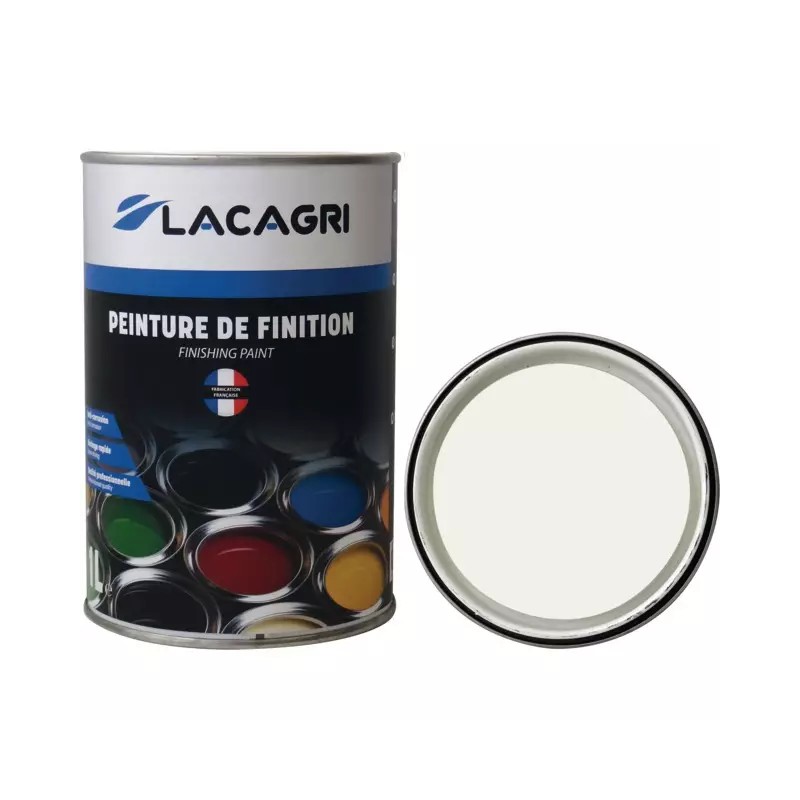 PEINTURE DE FINITION BLANC BRILLANT POT 1L LA - ref. 1676451 | TP Agri