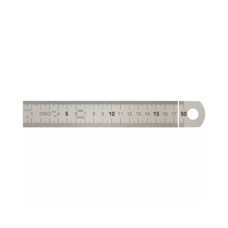 REGLET SEMI-RIGIDE INOX 500 MM GRADUATION R - ref. KS3000111 | TP Agri