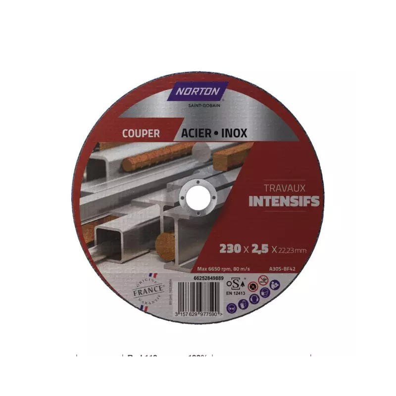 DISQUE A TRONCONNER METAL INOX MOYEU DEPORTE - ref. 1925875 | TP Agri