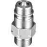 COUPLEUR RAPIDE À CLAPET MALE M16X1,5 IS0 A - ref. 31072320 | TP Agri