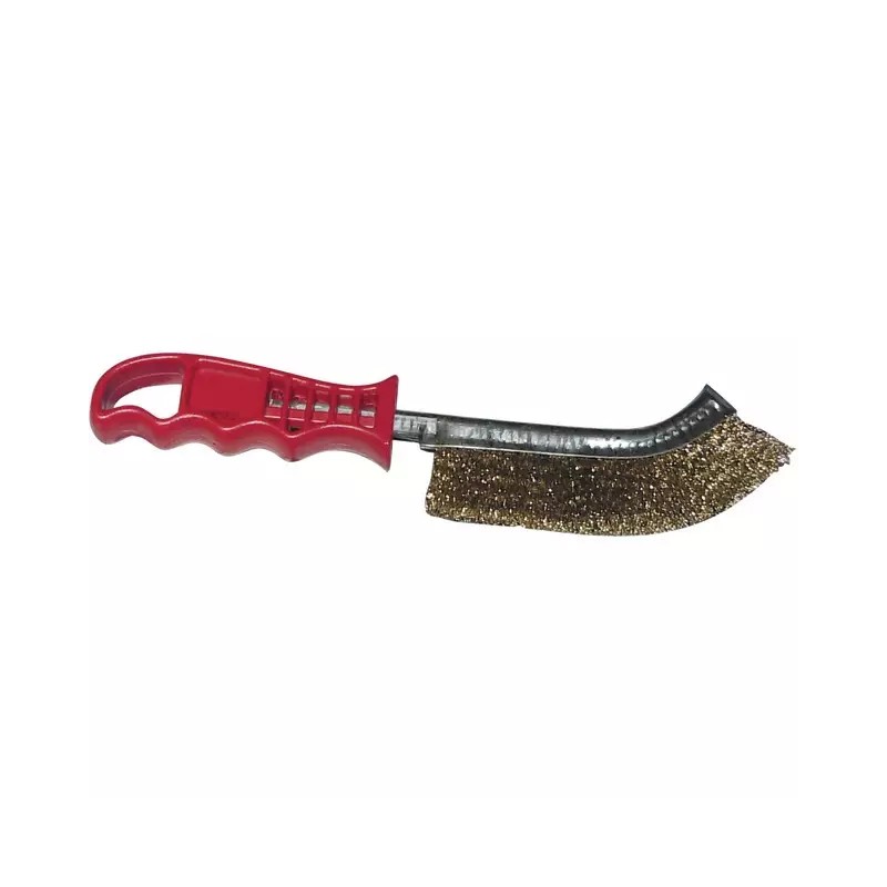BROSSE METALLIQUE CONVEXE AVEC MANCHE PLASTIQ - ref. 1930526 | TP Agri