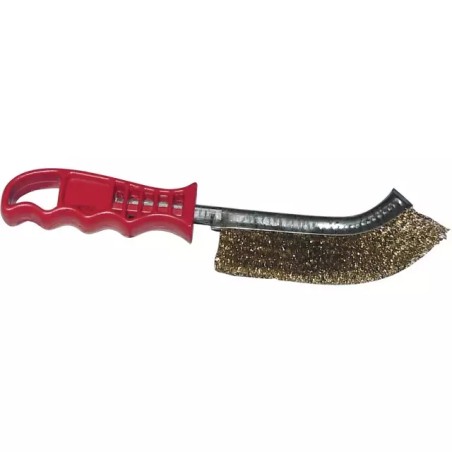 BROSSE METALLIQUE CONVEXE AVEC MANCHE PLASTIQ - ref. 1930526 | TP Agri