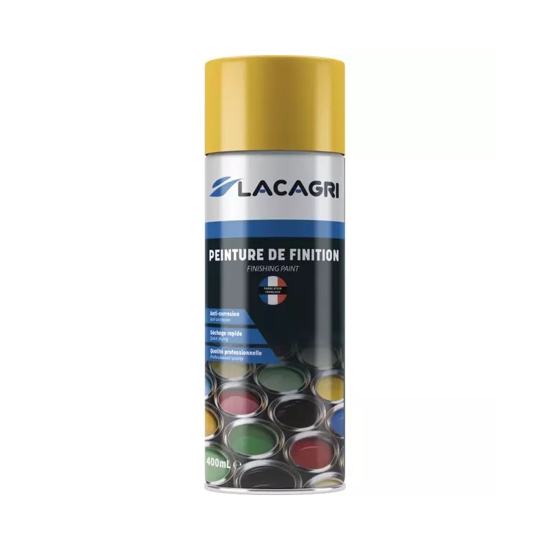 PEINTURE DE FINITION JAUNE MAITRE AEROSOL 400M - ref. 242080 | TP Agri