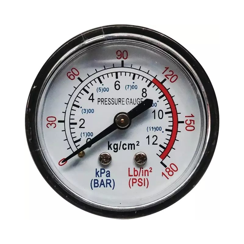 MANOMETRE Ø 52 MM 12 BAR POUR COMPRESSEUR 50 - ref. 1940259 | TP Agri