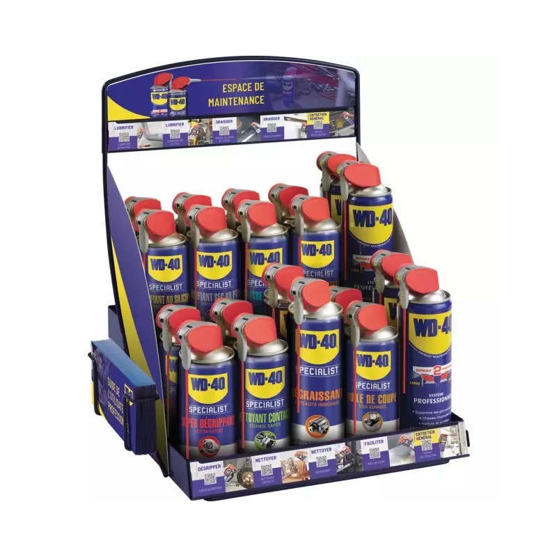 PRESENTOIR DE COMPTOIR NU POUR 20 AEROSOLS WD - ref. 1980462 | TP Agri