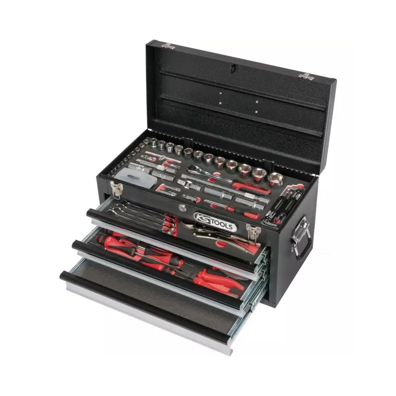 COFFRE A OUTILS ULTIMATE 3 TIROIRS 114 PIEC - ref. KS9220100 | TP Agri