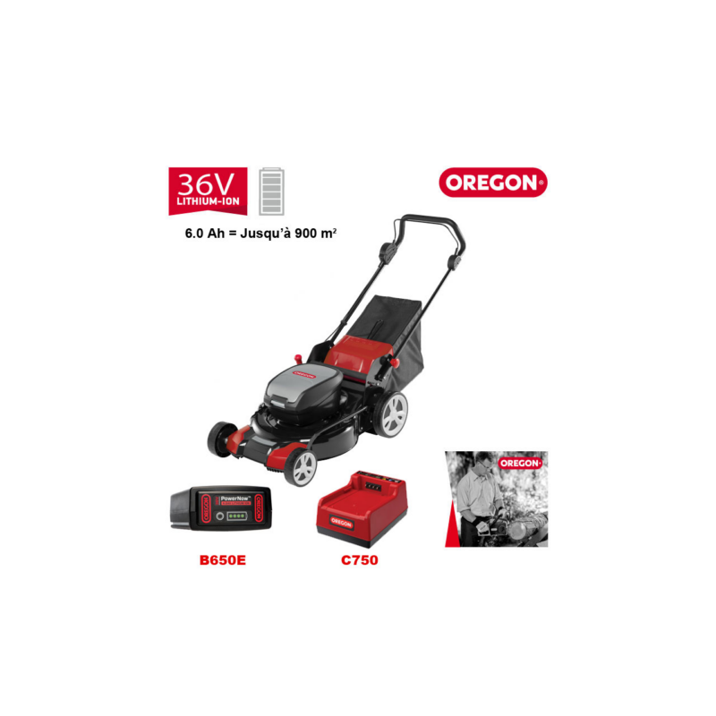TONDEUSE LM400 BAT 6Ah + CHARGEUR RAP - ref. 591074 | TP Agri
