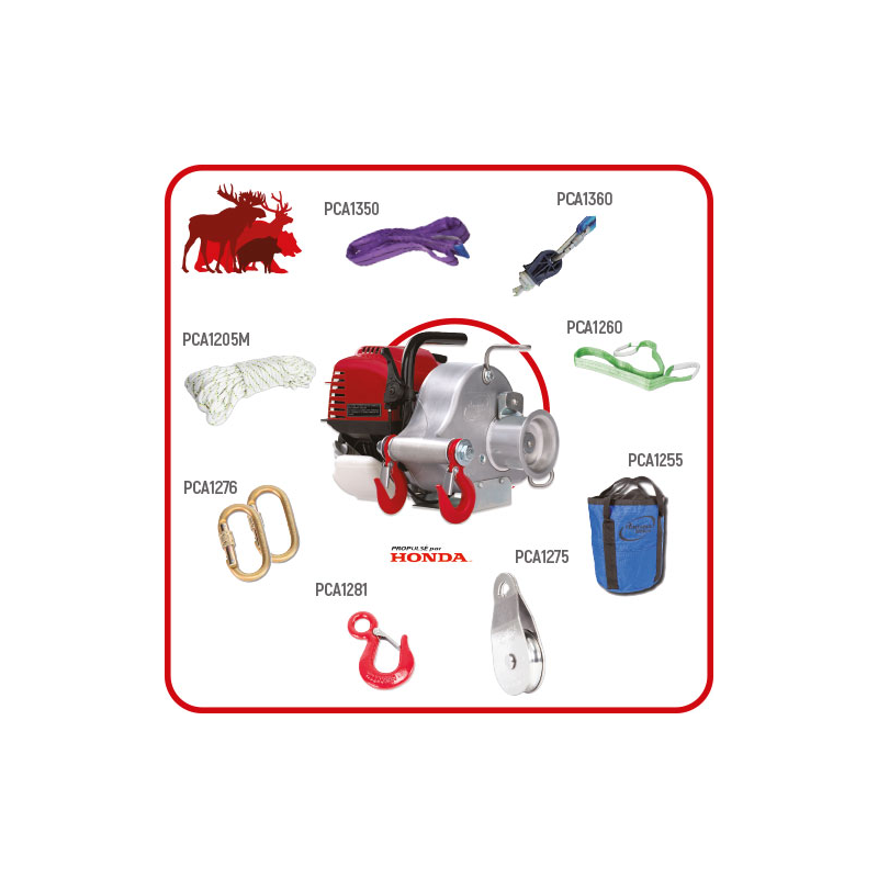 TREUIL ET ACCESSOIRES - ref. PCW3000A | TP Agri