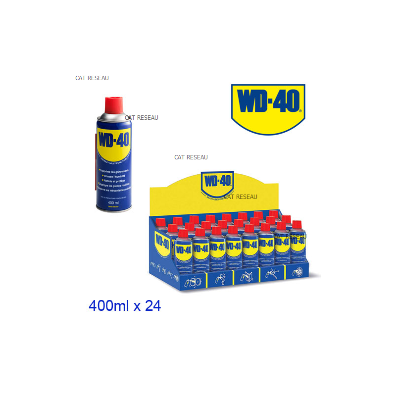 WD40 PACK 33204 - 24 AEROSOLS 400ml - ref. WD40400 | TP Agri