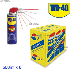 WD40 PACK 33032 - 6 AEROSOLS 500ml - ref. WD40500P6 | TP Agri