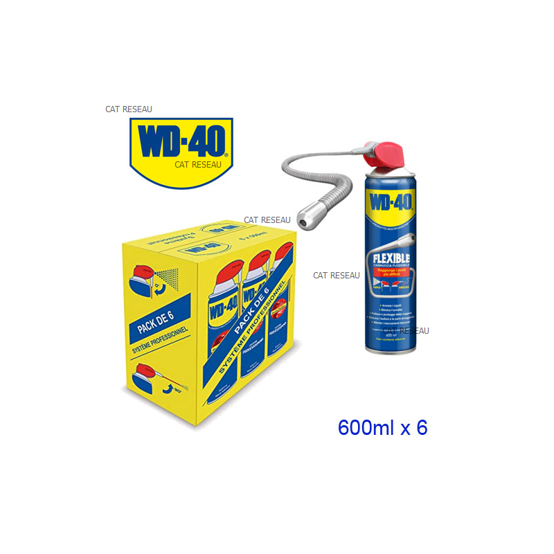 WD40 PACK 33450 - 6 AEROSOLS 600ml - ref. WD40600P6 | TP Agri
