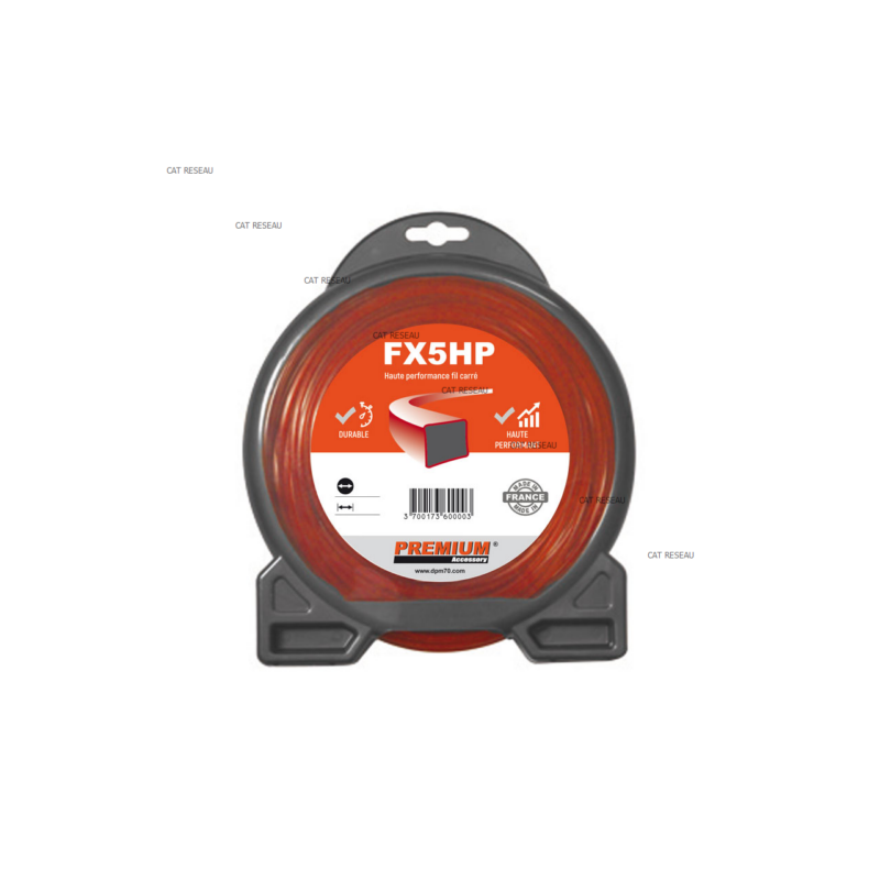 FIL NYLON CARRE FX5HP 2,5 X 15M - ref. 650008 | TP Agri
