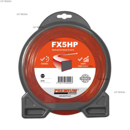 FIL NYLON CARRE FX5HP 2,5 X 64M - ref. 650022 | TP Agri