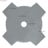 COUTEAU DEBROU 4 DTS 250x2x20mm - ref. CL25200420 | TP Agri