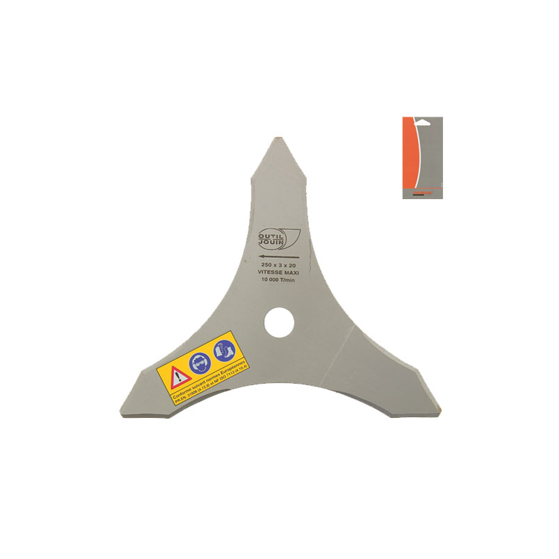 COUTEAU DEBROU 3 PTS 250x3x25mm - ref. CL25303325B | TP Agri