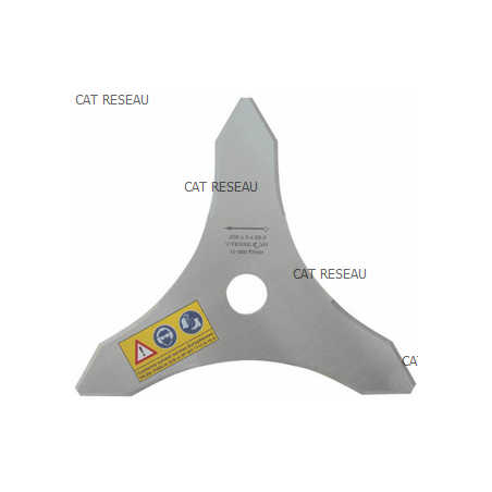 COUTEAU DEBROU 3 PTS 300x3x20mm - ref. CL30303320 | TP Agri