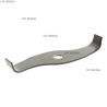 LAME RONCE HELICO 2 DENTS 25,4 x 280mm - ref. CL2DR254 | TP Agri