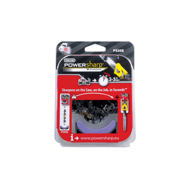 PowerSharp chaîne + pierre 50E - ref. PS50E | TP Agri