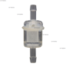 FILTRE ESSENCE embouts 6 mm - ref. 1921 | TP Agri
