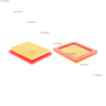 CARTOUCHE FILTRE AIR - ref. 711459 | TP Agri