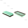FILTRE AIR PAPIER HONDA G150 G200 K1 - ref. 17211883W21 | TP Agri