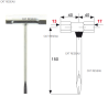 CLE A BOUGIE T 13x16 TOURNEVIS - ref. CLE07 | TP Agri