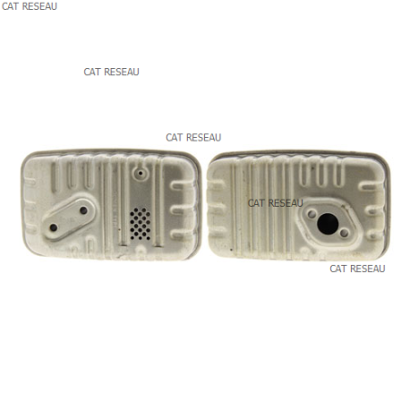 ECHAPPEMENT FJ 180 V AS 53 - ref. 490707022 | TP Agri