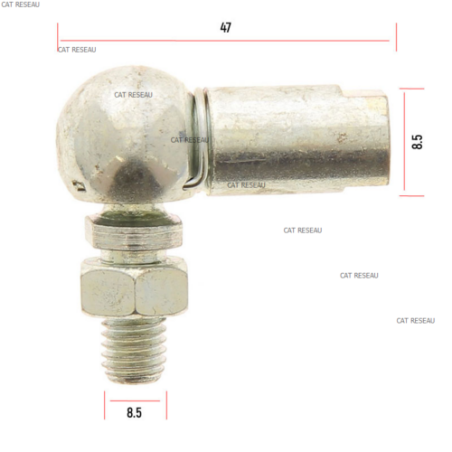 ROTULE DE DIRECTION - ref. 28047 | TP Agri