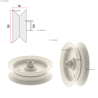 POULIE PLATE - ref. 138588 | TP Agri