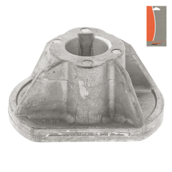 SUPPORT LAME TRACTEUR GGP - ref. 672000 | TP Agri