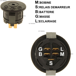 CONTACTEUR A CLEF 5 BROCHES - ref. 583070001 | TP Agri