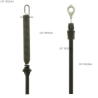 CABLE EMBRAYAGE FREIN DE LAME - ref. 583591701 | TP Agri