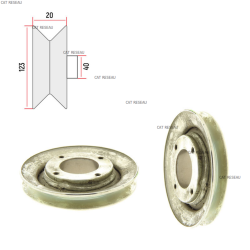 BELT PULLEY - ref. 1134473101 | TP Agri